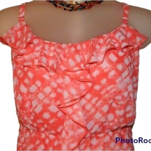 LANE BRYANT Ruffled Midi Dress - Picture 2 of 9